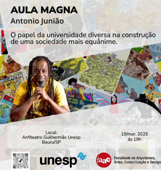 Antônio Junião participa de aula magna na Unesp&nbsp;Bauru